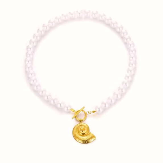 Pearl x Conch Necklace