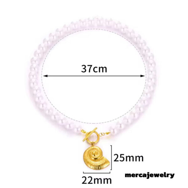 Pearl x Conch Necklace
