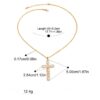Zicron Cross Necklace