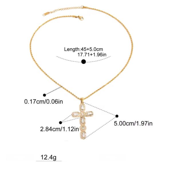 Zicron Cross Necklace