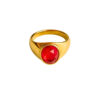 Red Opal Ring