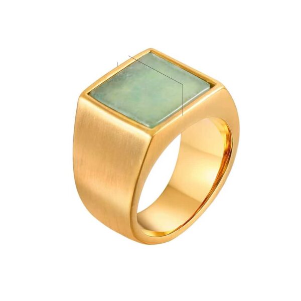 Green Onyx Ring