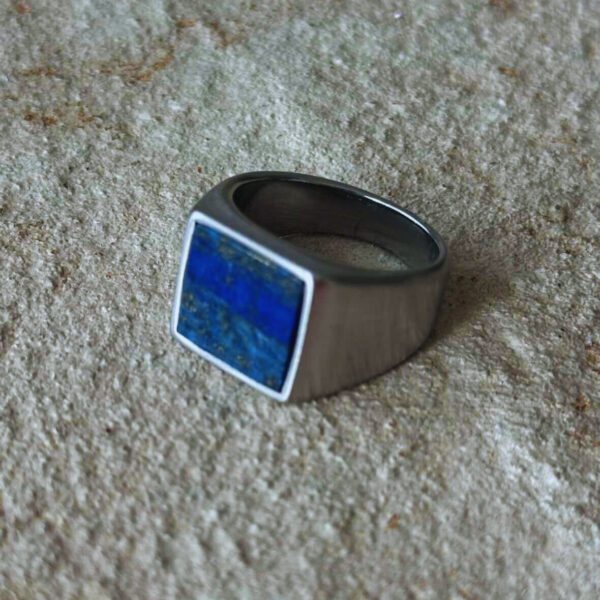 Blue Onyx Ring