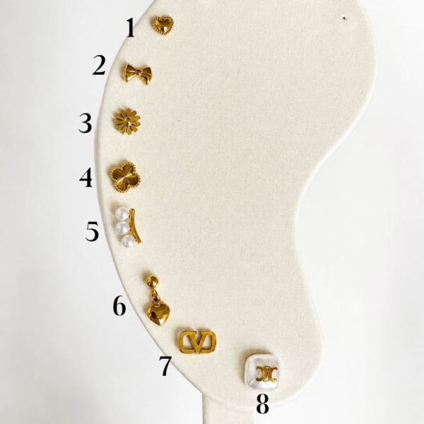 Ball screw back earrings